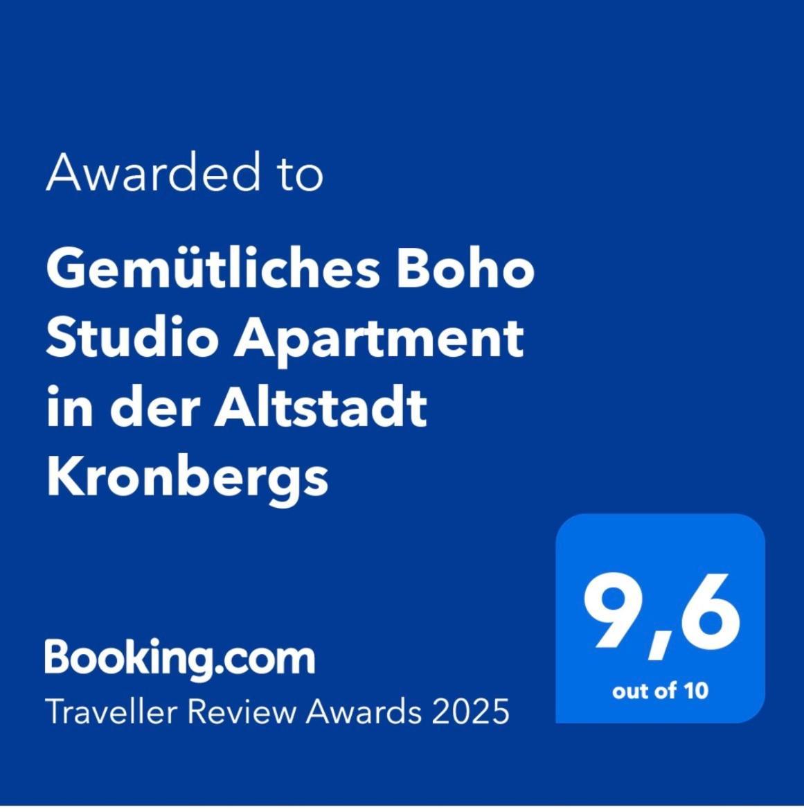 Gemuetliches Boho Studio Apartment In Der Altstadt Kronbergs Kronberg im Taunus Exterior photo